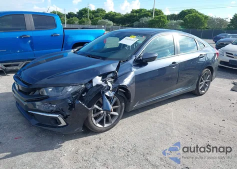 2020 Honda Civic Ex from USA, damaged, VIN 19XFC1F34LE015671
